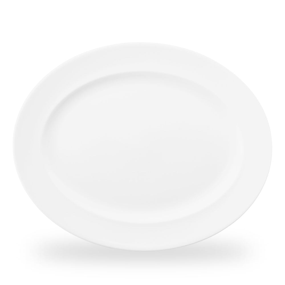 White Classic Piatto Ovale 14.375" Box 6 - WH RD141