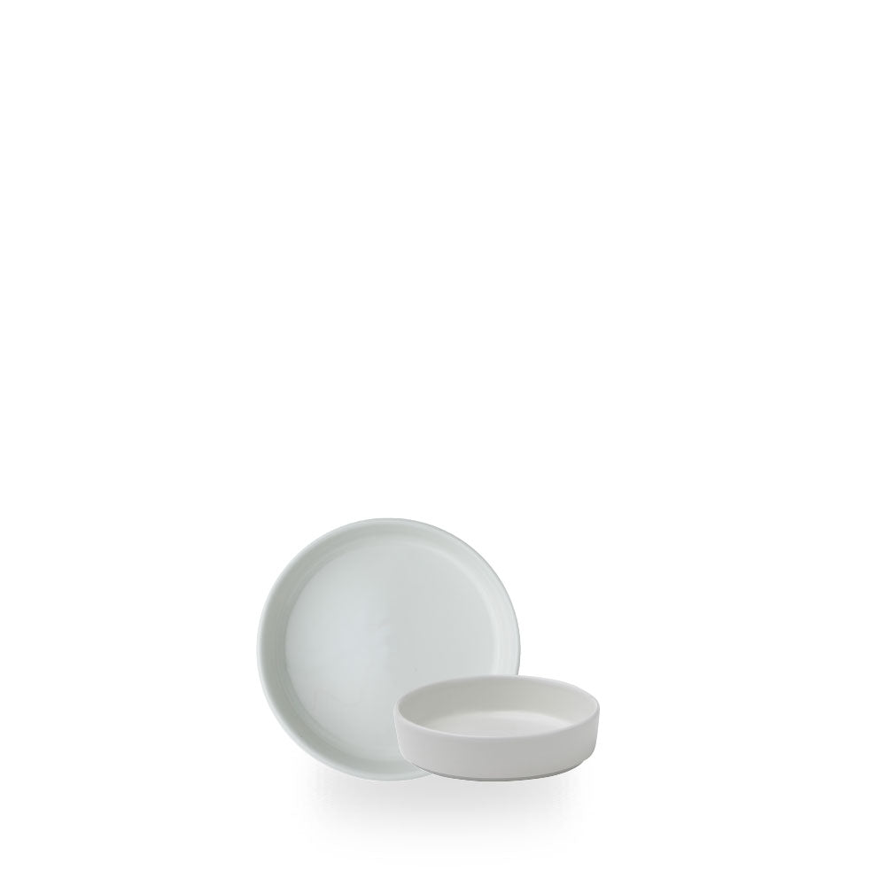 White Nourish Straight Sided Dish 6Oz Box 12 - WH SSMD1
