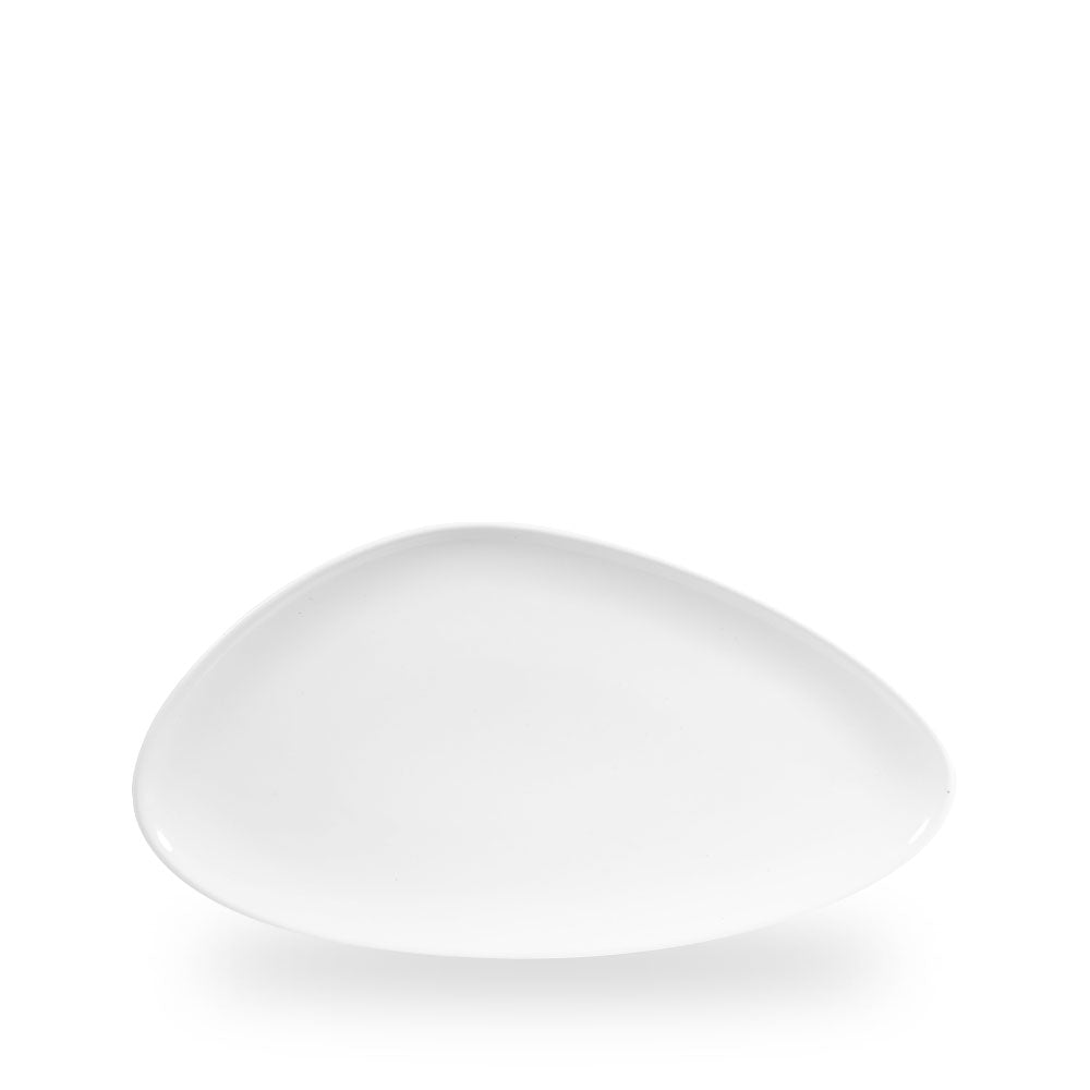 White Piatto Triangolare Chefs 12"X8" Box 6 - WH TC301