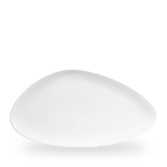 White Piatto Triangolare Chefs 13 3/4"X7 3/8" Box 6 - WH TC351
