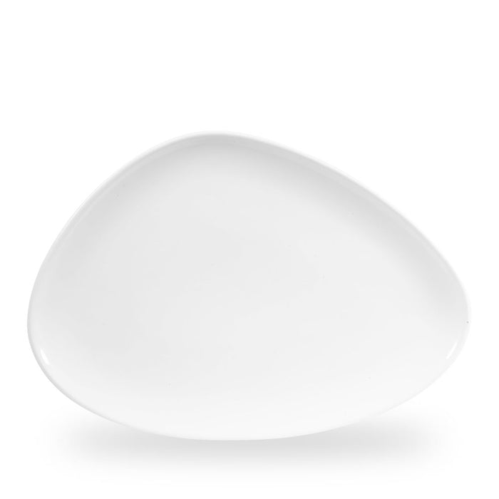 White Piatto Triangolare Chefs 14X9 3/4" Box 6 - WH TC361