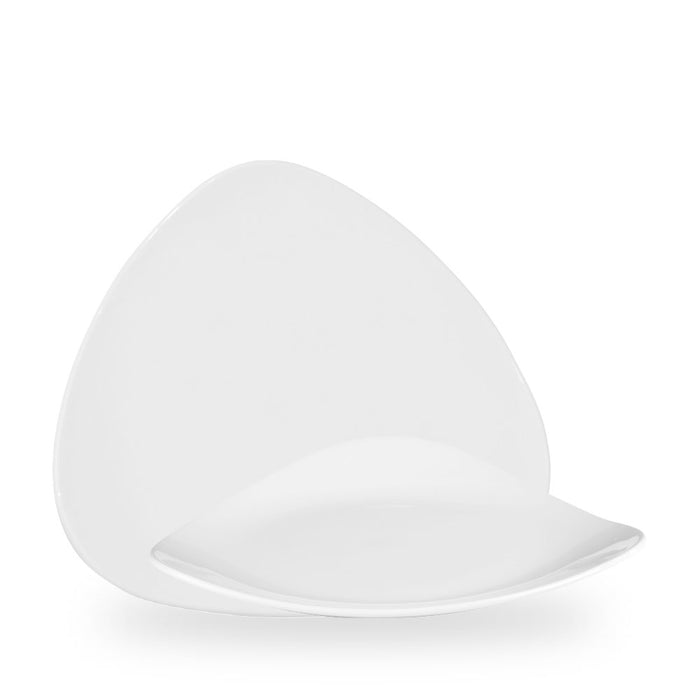White Piatto Triangolare 10" Box 12 - WH TR101