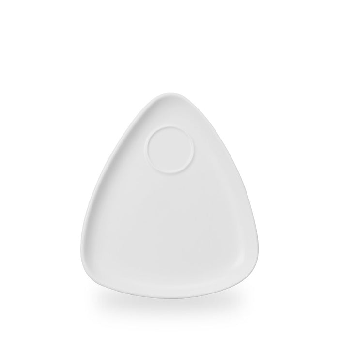 White Snack Piatto Triangolare 9.5" Box 6 - WH TSP 1