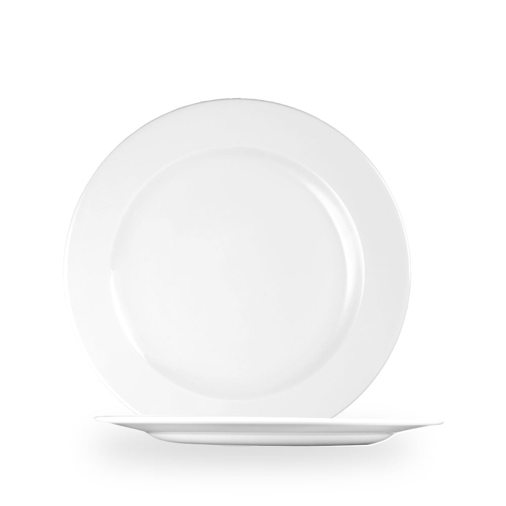 White Profile Piatto 10.875" Box 12 - WH VP581