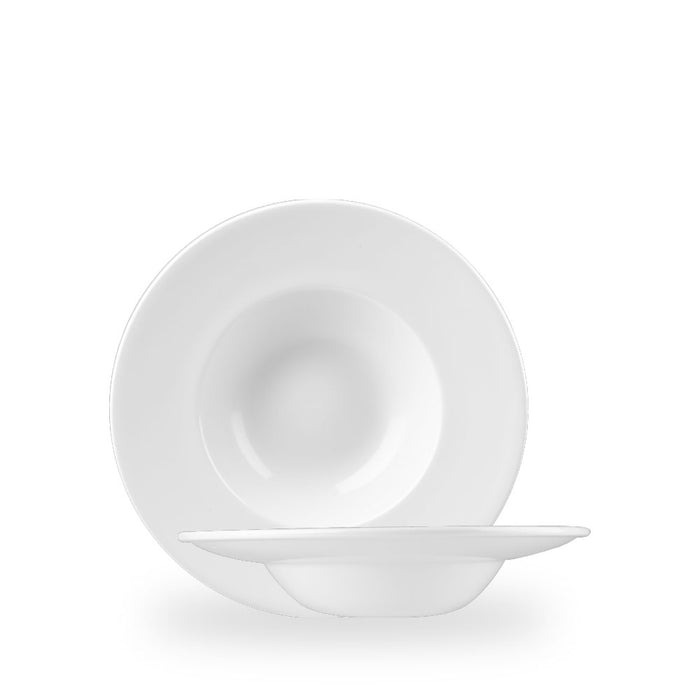 White Profile Piatto Fondo Con Falda Media 9.4" Box 12 - WH VWBM1