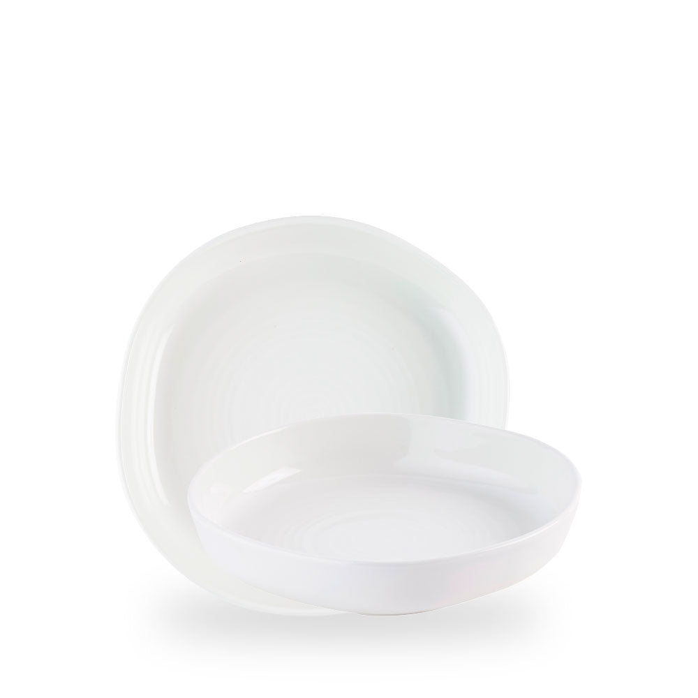 White Ciotola Organic Walled Box 6 - WH WOB21