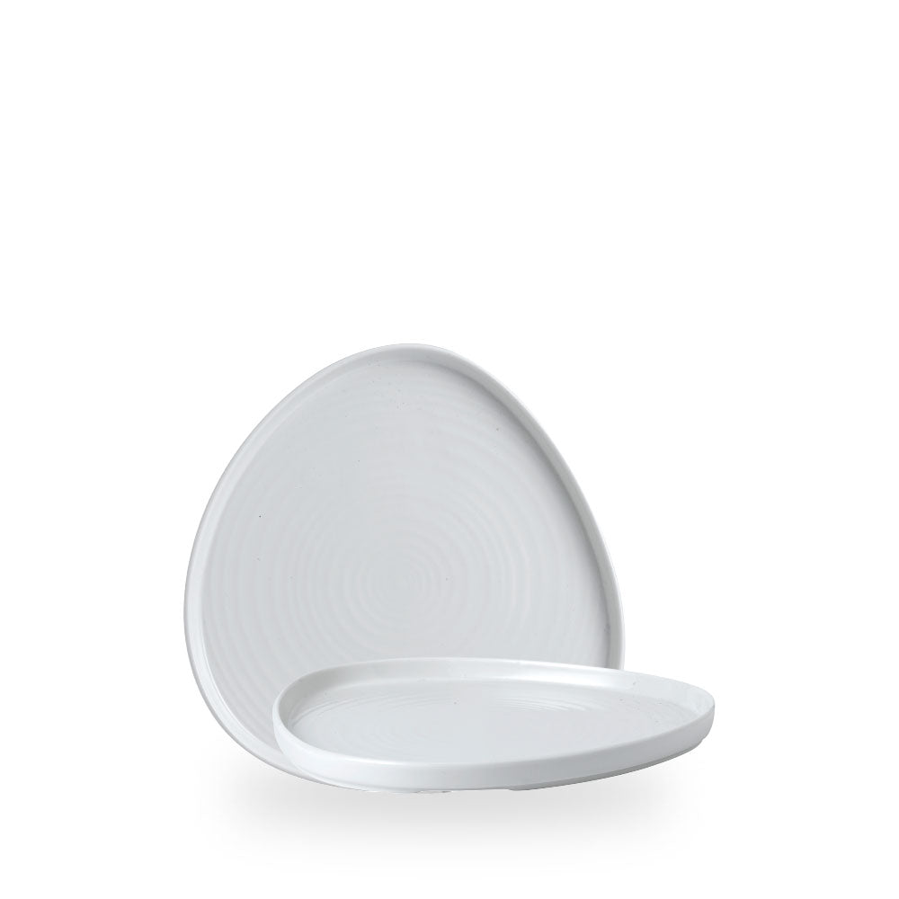 White Piatto Triangolare Walledchefs20Cm Box 6 - WH WT211