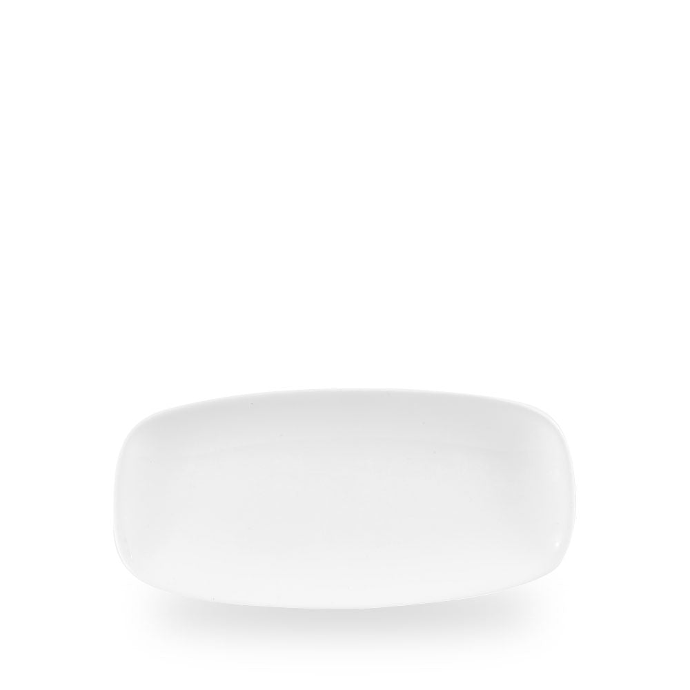 White Piatto Rettangolare Chefs 10.6"X5" Box 12 - WH XO101