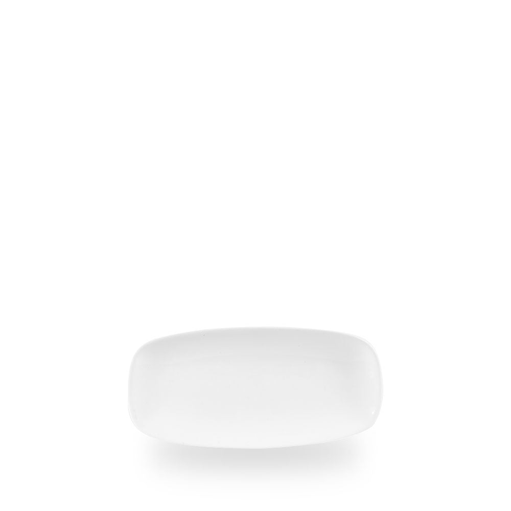 White Piatto Rettangolare Chefs 7 4/5 X 4 3/4" Box 12 - WH XO7 1