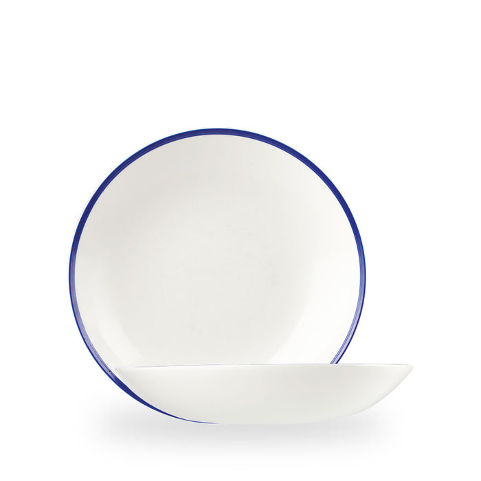 Retro Blue Piatto Fondo 9.75" Box 12 - WHBBEVB91