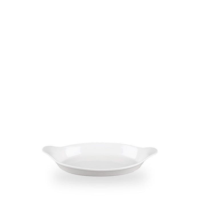 White Cookware Intermediate Tegame Ovale Con Manici 9"X5" Box 6 - WHCWIOEN1