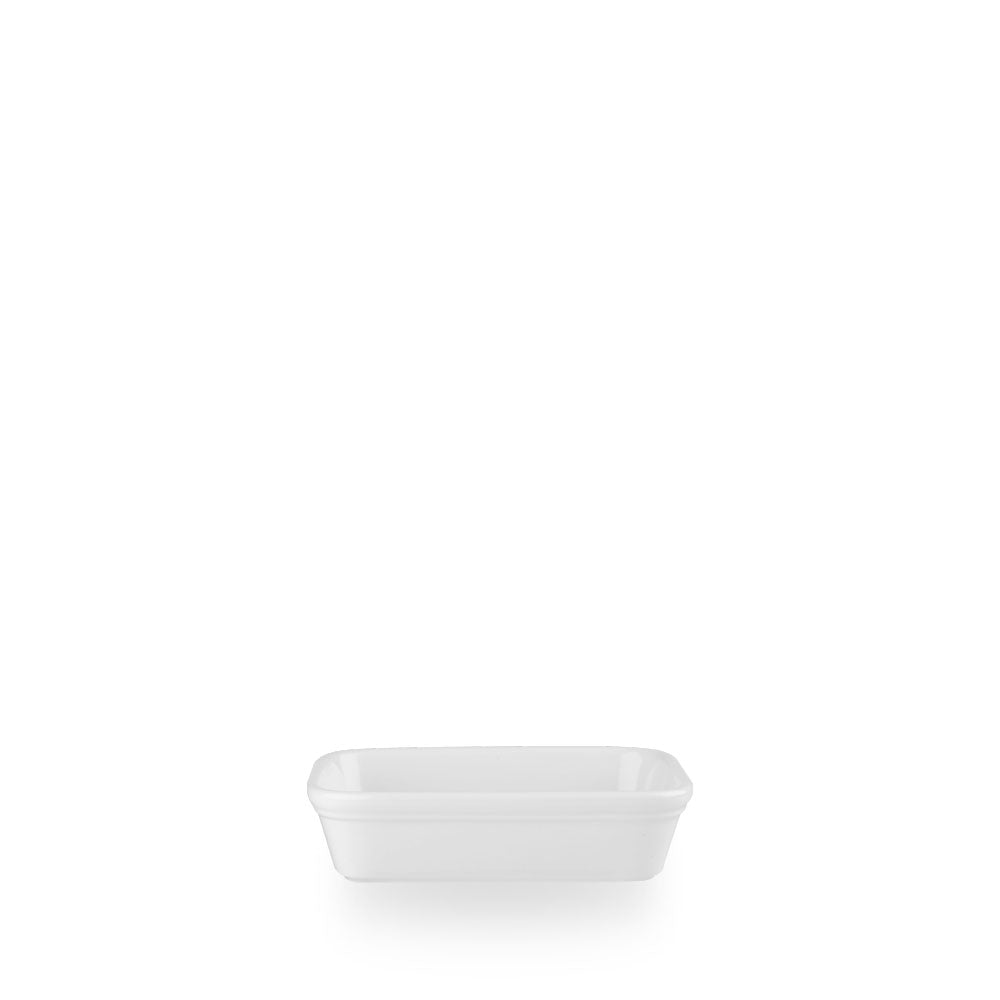 White Cookware Tegamino Rettangolare Basso 6.13" Box 12 - WHCWSASN1