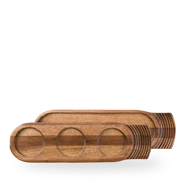 Wood Vassoio Legno 48X14Cm Box 4 - ZCAWIGT31